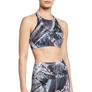 NWT Onzie Flow Heart Bra Science Fiction S/M